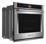 KitchenAid - Smart Oven+ 30" Built-In Single Electric Convection Wall Oven - Stainless steel