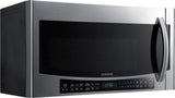 Samsung - 1.7 Cu. Ft. Convection Over-the-Range Fingerprint Resistant Microwave -Stainless Steel - Fingerprint Resistant Stainless Steel