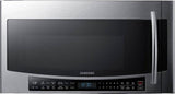 Samsung - 1.7 Cu. Ft. Convection Over-the-Range Fingerprint Resistant Microwave -Stainless Steel - Fingerprint Resistant Stainless Steel