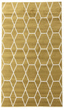 180 Yellow Moroccan collection area rug