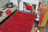 Super Shaggy Area Rug Red 1810 - Context USA - Area Rug by MSRUGS