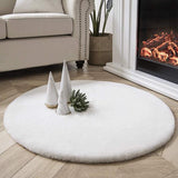 Bunny Round Area Rug 6x6